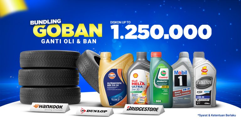 Promo Bundling Ganti Oli dan Ban di Bengkel BOS