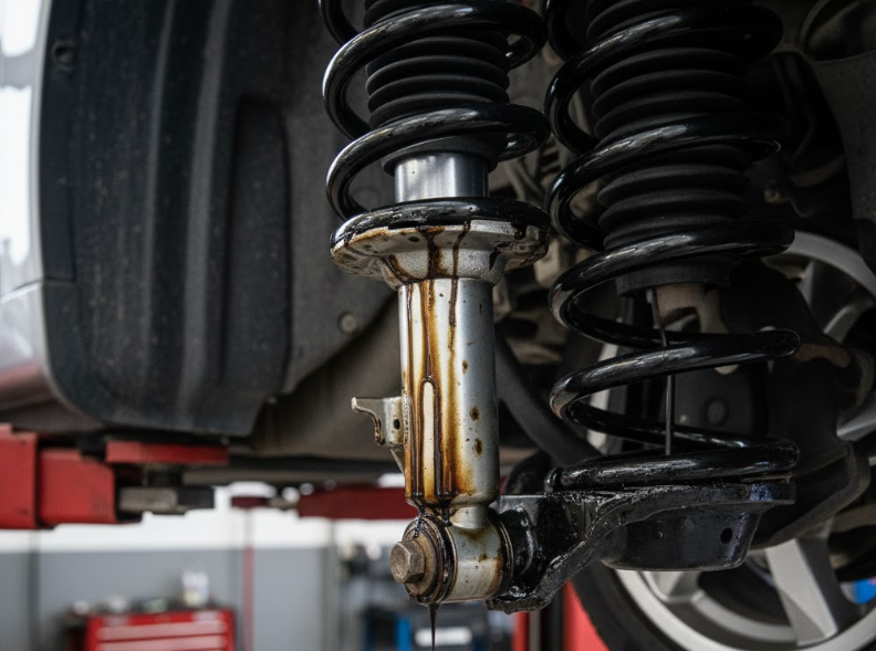 shockbreaker mobil bocor