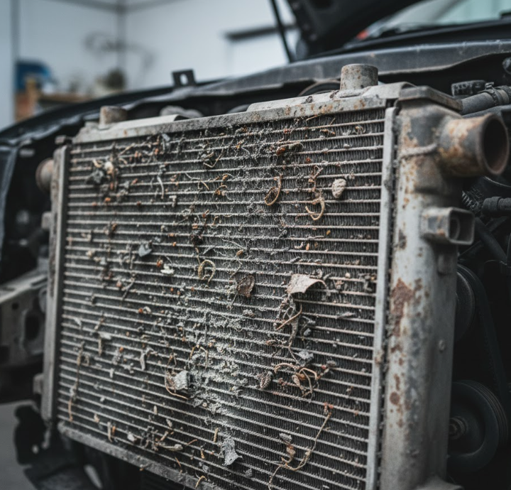 radiator mobil kotor