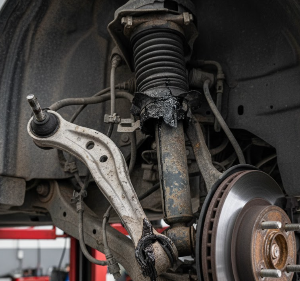 kaki-kaki mobil bermasalah